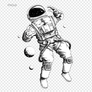 Planet Astronaut Png Image