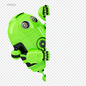 Robot Green Png Image