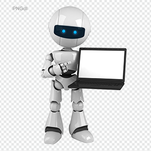 Robot Laptop Png Image