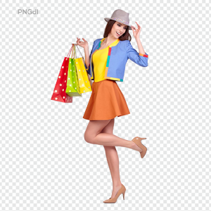 Shopping Lady Png Image