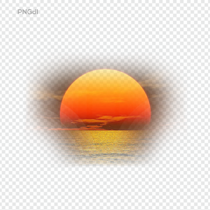 Sun Set Transparent Png Image