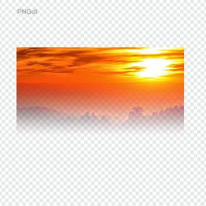 Sun Set Transparent Png Image HD