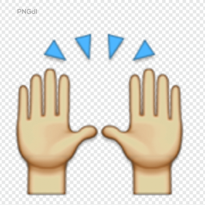 Hands up emoji Free PNG Images