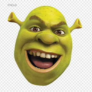Shrek face png