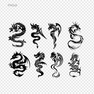 aper chinese dragon tattoo - dragon tattoo png -Free PNG Images