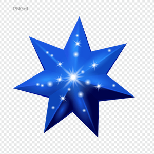 blue star deco transparent png -Free PNG Images