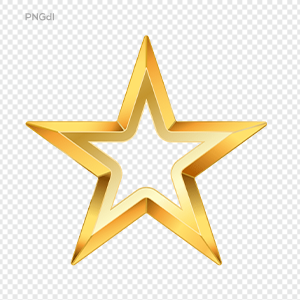 Golden star png -Free PNG Images