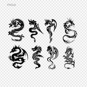 Dragon tattoo png.