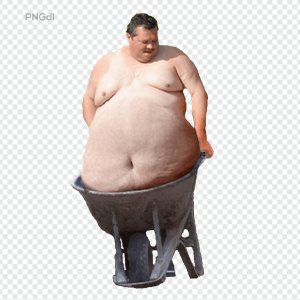 Fat guy at mcdonalds