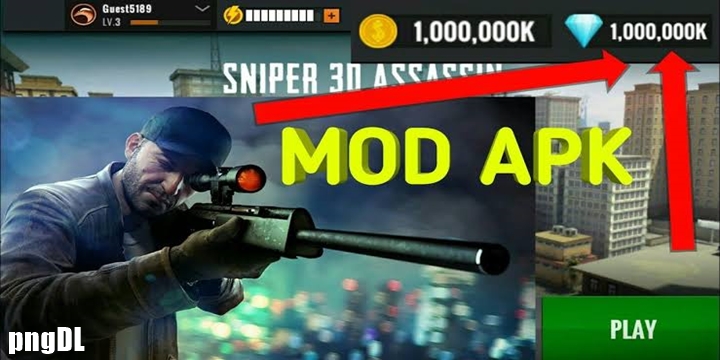 Sniper 3D Assassin MOD APK (Unlimited Money, Menu, Premium)